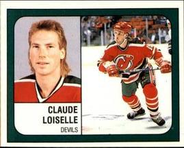 1988-89 Panini Hockey Stickers #273 Claude Loiselle Front