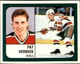 1988-89 Panini Hockey Stickers #278 Pat Verbeek Front