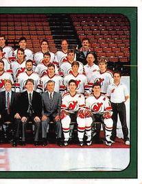 1988-89 Panini Stickers #280 New Jersey Devils Team Photo Front