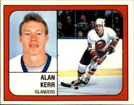 1988-89 Panini Hockey Stickers #288 Alan Kerr Front