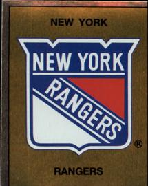 1988-89 Panini Hockey Stickers #297 New York Rangers Team Logo Front