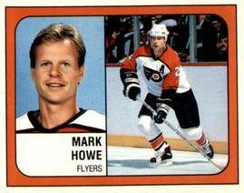 1988-89 Panini Hockey Stickers #316 Mark Howe Front