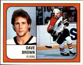1988-89 Panini Stickers #319 Dave Brown Front