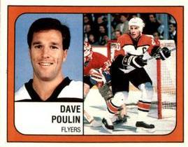 1988-89 Panini Hockey Stickers #323 Dave Poulin Front