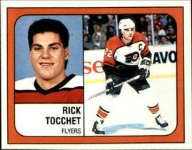 1988-89 Panini Hockey Stickers #326 Rick Tocchet Front