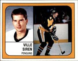 1988-89 Panini Hockey Stickers #335 Ville Siren Front