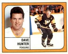 1988-89 Panini Hockey Stickers #339 Dave Hunter Front