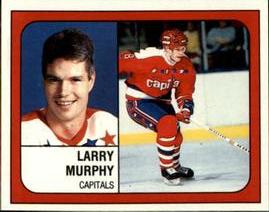 1988-89 Panini Hockey Stickers #367 Larry Murphy Front