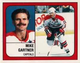 1988-89 Panini Hockey Stickers #370 Mike Gartner Front