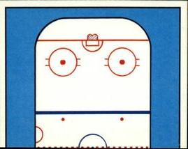 1988-89 Panini Hockey Stickers #378 Hockey Rink Front