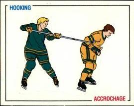 1988-89 Panini Hockey Stickers #383 Hooking Front