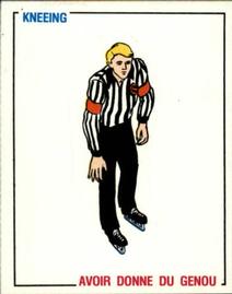 1988-89 Panini Hockey Stickers #390 Kneeing Front