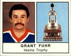 1988-89 Panini Hockey Stickers #403 Grant Fuhr Front