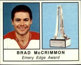1988-89 Panini Hockey Stickers #408 Brad McCrimmon Front