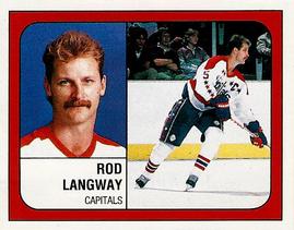 1988-89 Panini Stickers #366 Rod Langway Front