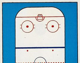 1988-89 Panini Hockey Stickers #377 Hockey Rink Front