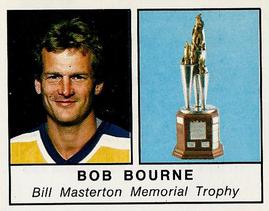 1988-89 Panini Stickers #399 Bob Bourne Front