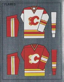 1988-89 Panini Hockey Stickers #3 Calgary Flames Uniform Front