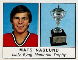 1988-89 Panini Hockey Stickers #406 Mats Naslund Front