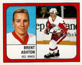 1988-89 Panini Hockey Stickers #40 Brent Ashton Front