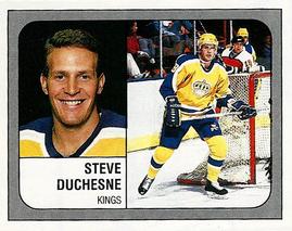 1988-89 Panini Hockey Stickers #70 Steve Duchesne Front