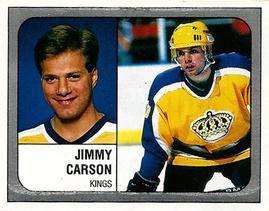 1988-89 Panini Hockey Stickers #75 Jimmy Carson Front