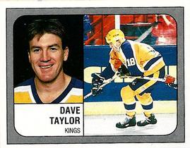 1988-89 Panini Hockey Stickers #79 Dave Taylor Front