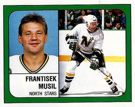 1988-89 Panini Hockey Stickers #87 Frank Musil Front