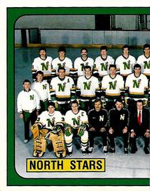 1988-89 Panini Stickers #96 Minnesota North Stars Team Photo Front
