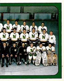 1988-89 Panini Stickers #97 Minnesota North Stars Team Photo Front