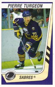 1989-90 Panini Hockey Stickers #204 Pierre Turgeon Front