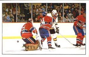 1989-90 Panini Hockey Stickers #9 Montreal / Boston Action Front