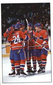 1989-90 Panini Stickers #14 Montreal Canadiens Action Front