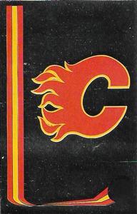 1989-90 Panini Hockey Stickers #26 Calgary Flames Logo Front