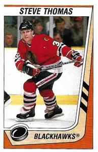 1989-90 Panini Hockey Stickers #50 Steve Thomas Front