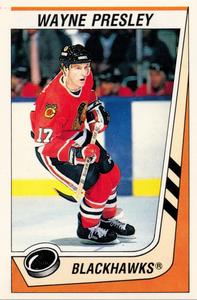 1989-90 Panini Hockey Stickers #52 Wayne Presley Front