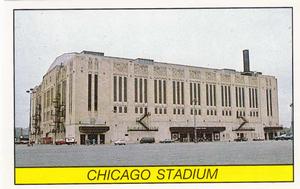 1989-90 Panini Hockey Stickers #55 Chicago Stadium Front
