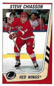 1989-90 Panini Hockey Stickers #62 Steve Chiasson Front