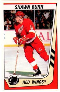 1989-90 Panini Hockey Stickers #63 Shawn Burr Front