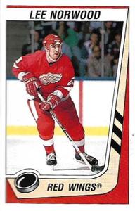 1989-90 Panini Hockey Stickers #68 Lee Norwood Front