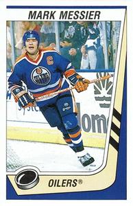 1989-90 Panini Hockey Stickers #74 Mark Messier Front