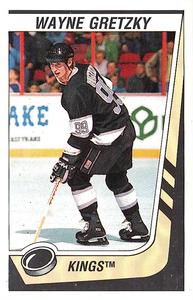 1989-90 Panini Stickers #87 Wayne Gretzky Front