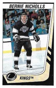 1989-90 Panini Hockey Stickers #88 Bernie Nicholls Front