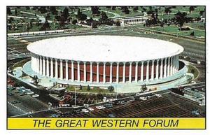 1989-90 Panini Hockey Stickers #100 The Great Western Forum Front