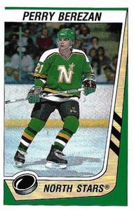 1989-90 Panini Hockey Stickers #110 Perry Berezan Front