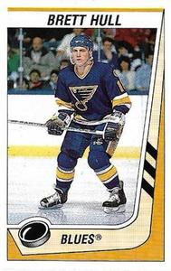1989-90 Panini Hockey Stickers #117 Brett Hull Front