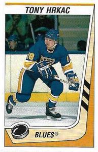 1989-90 Panini Hockey Stickers #119 Tony Hrkac Front