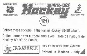 1989-90 Panini Stickers #121 St. Louis / Islanders Action Back