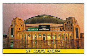 1989-90 Panini Stickers #130 St. Louis Arena Front