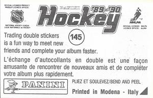 1989-90 Panini Stickers #145 Maple Leaf Gardens Back